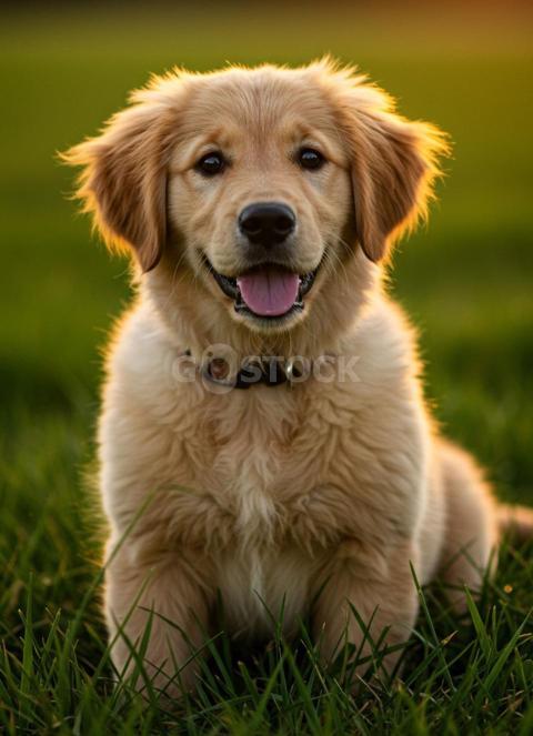 Golden Hour Puppy