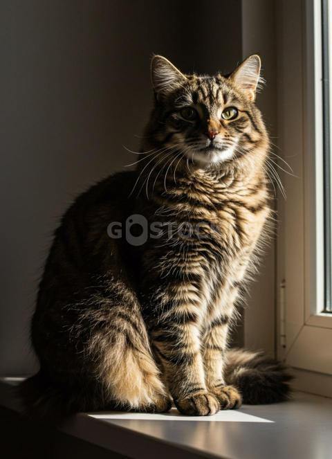 Cat on the Window Sill